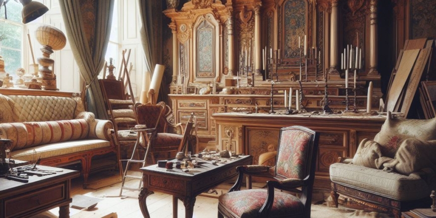 Реставрация и переосмысление старинной мебели с помощью современных тканей